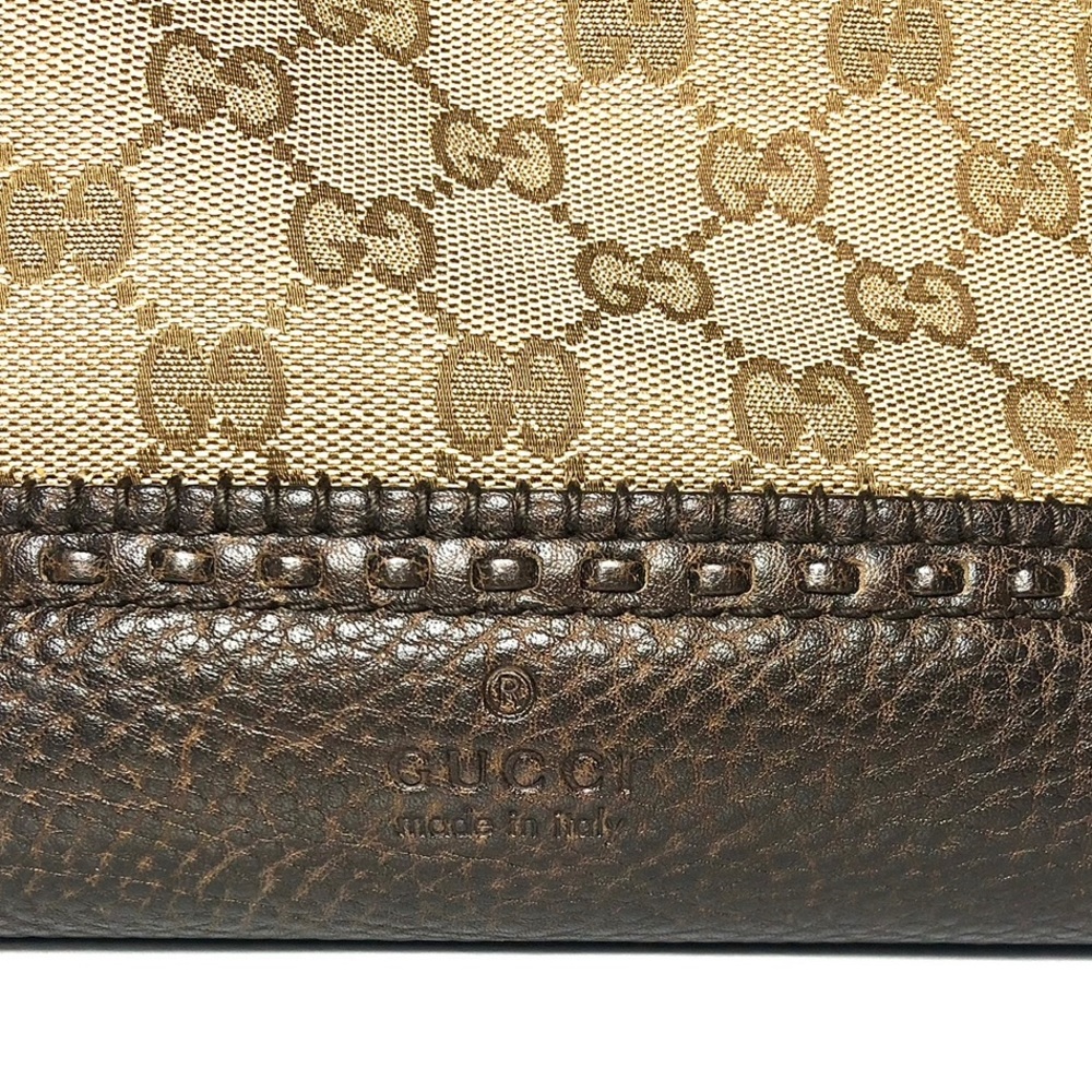 Gucci Small Monogram Logo Shopping Tote Bag - Picture 3 of 15